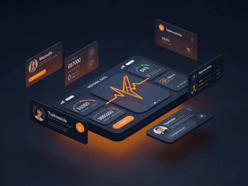 Healthcare & Fitness industry illustration