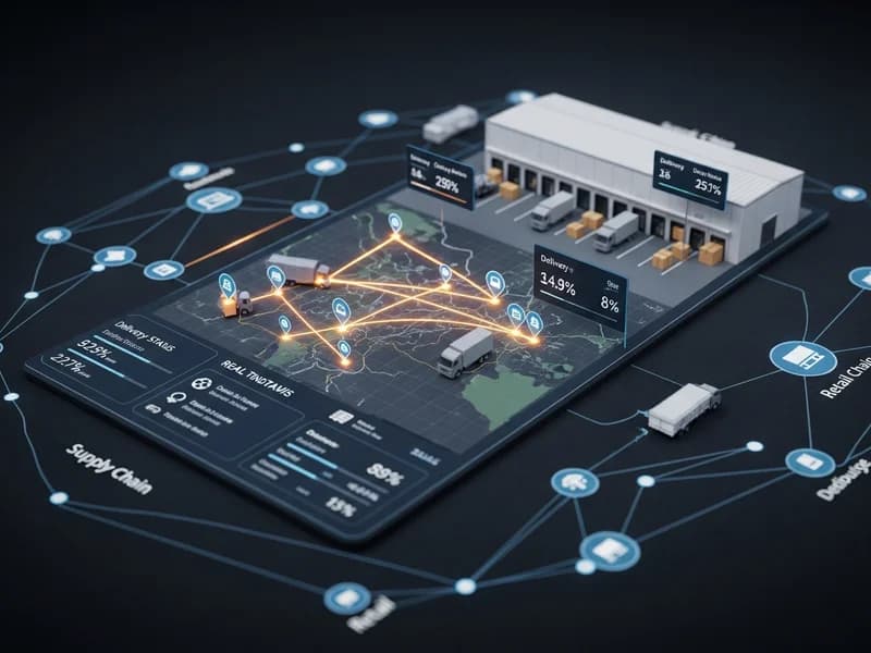 Logistics & Supply Chain industry illustration