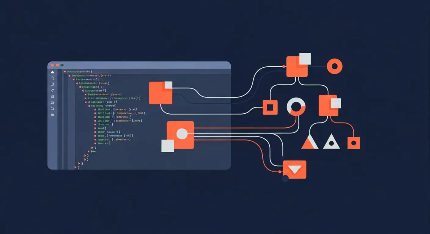 Custom Software Development solutions illustration