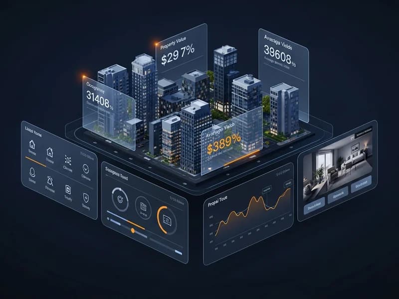 Real Estate & PropTech industry illustration